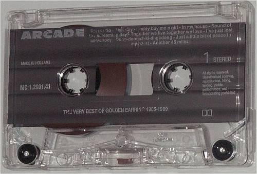 Golden Earring The Very Best of 1965 - 1976 Volume 1 Cassette box front 1988